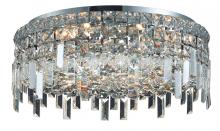  V2031F20C/RC - MaxIme 6 Light Chrome Flush Mount Clear Royal Cut Crystal