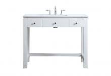  VF14842WH - 42 Inch Ada Compliant Bathroom Vanity in White