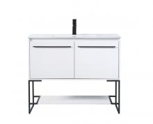  VF42048CG - 48 inch Single Bathroom Vanity in Concrete Grey