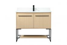  VF42540MMP-BS - 40 Inch Single Bathroom Vanity in Maple with Backsplash