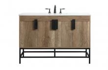  VF48848NT - 48 inch Single bathroom vanity in natural oak