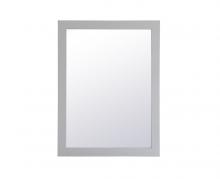  VM22432GR - Aqua Rectangle Vanity Mirror 24 Inch in Grey