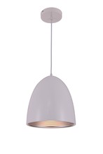  LDPD2037 - Circa Collection Pendant D9.5in H10.5in Lt:1 white Finish