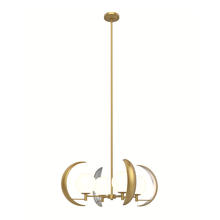  CH351204VB - Celeste Vintage Brass 4 Lights Chandeliers