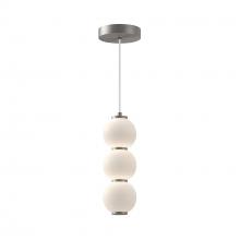  PD530313BNOP-UNV - Bijou 7-in Brushed Nickel/Opal Matte Glass LED Pendant