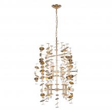  CH340041PB - Yukari 41-in Polished Brass 16 Lights Chandeliers