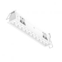  MSL10-CC-AWH - Recessed 5CCT linear with 10 mini spot lights