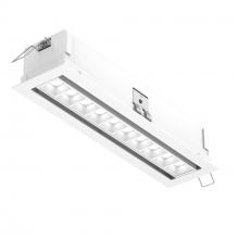  MSL10G-CC-AWH - Recessed 5CCT linear with 10 mini swivel spot lights