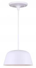  IPL1098A01WH - KILIAM, IPL1098A01WH -G-, MWH Color, 1 Lt Rod Pendant, Dual Mount, 60W Type A, 12.625inch W x 9.875i