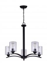  ICH370A05BK-RG - Canarm 5 Light Chandelier