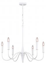  ICH1103A06WH - BRIELLE 6 Light Chandelier