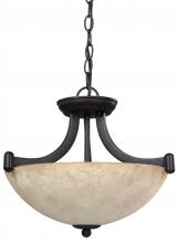  ICH375A03RA14 - Warren 1 Light Chandelier, Rubbed Antique Finish