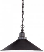  60/1707 - Bridgeview - 1 Light Pendant - Mission Dust Bronze Finish