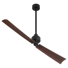 Quorum 30562-59 - TWAIN 2 BLADE DAMP FAN - MATTE BLACK