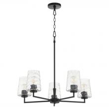  6204-5-59 - Goodwin 5 Light Chandelier, Matte Black