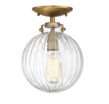  M60056NB - 1-Light Ceiling Light in Natural Brass