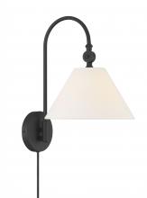  M90085MBK - 1-Light Wall Sconce in Matte Black