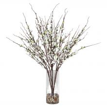  60128 - Uttermost Quince Blossoms Silk Centerpiece