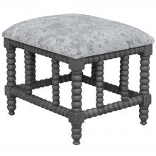  23568 - Uttermost Estes Faux Cow Hide Small Bench