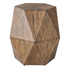  25274 - Uttermost Volker Honey Geometric Accent Table