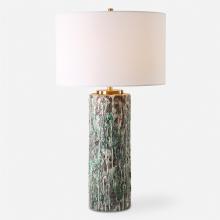  30350 - Uttermost Meltdown Ivory Teal Table Lamp