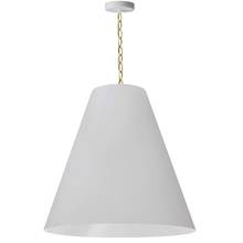  ANA-L-AGB-790 - 1LT Anaya Large Pendant,  AGB w/ WH Shade