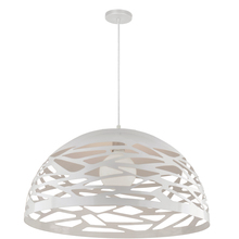  COR-201P-WH - 1LT Pendant, Matte White Finish