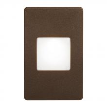  DLEDW-245-BZ - Bronze Rectangle In/Outdoor 3W LED Wa