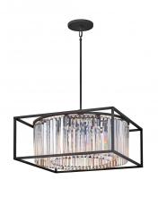  4555BK - Medium Convertible Drum Chandelier