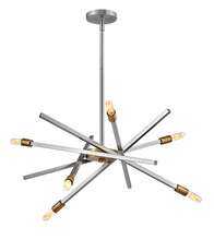  4765BN - Medium Adjustable Single Tier Chandelier