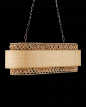  9000-0927 - Isola Grasscloth Chandelier