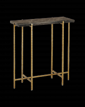  4000-0172 - Flying Marble Gold Side Table