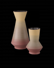  1200-0880 - Happy 80's Red & Yellow Vase S