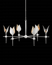  9000-0734 - Peace Lily White Chandelier