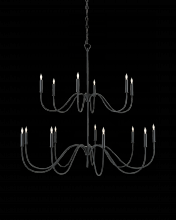  9000-0654 - Tirrell Medium Black Chandelier